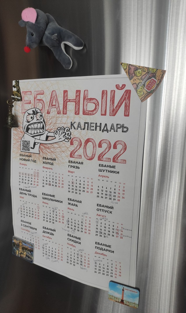 Магнитики на холодильнике. Какие у вас есть примечательные?
