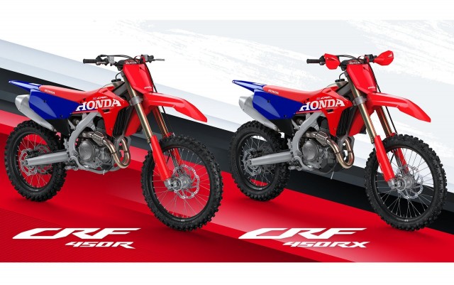Honda Motor усовершенствовала свои внедорожные мотоциклы легендарной серии CFR: кроссовый CFR450R и эндуро CFR450RX