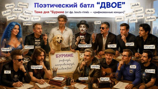 Двое, поэтический батл