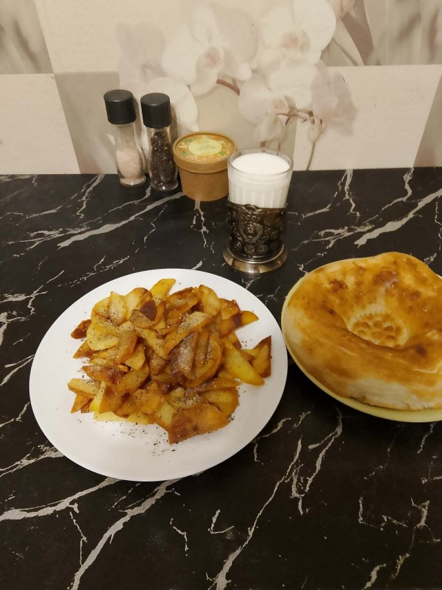 Как я жарю картошку с корочкой
