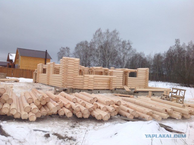 Строительство дома на даче