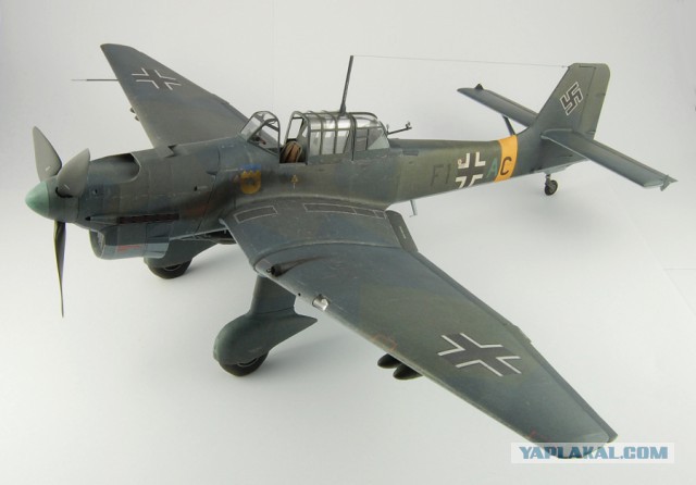 Ла-5ФН. Модель самолета из бумаги