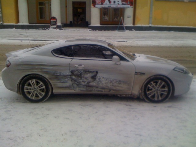 Аэрография автомобиля