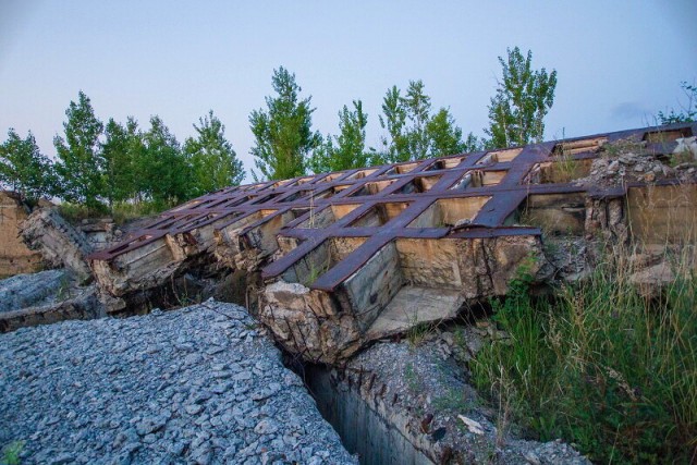 Взорванный в 70-х комплекс группового старта ядерных ракет 551-го РП