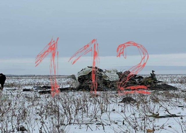 Ил-76 упал в Корочанском районе