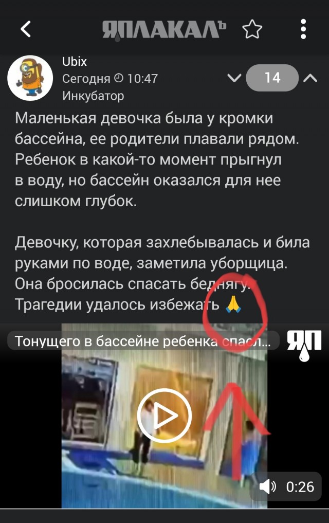Тонущего в бассейне ребенка спасла уборщица спа-центра в Адыгее
