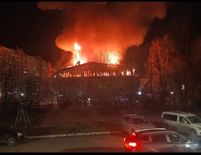 Пожар в "Огнях Сухоны"