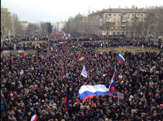 На окраине Славянска началась перестрелка