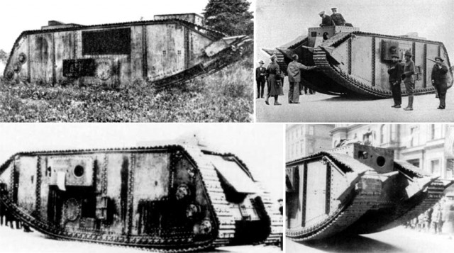 Танки, первые серийные машины