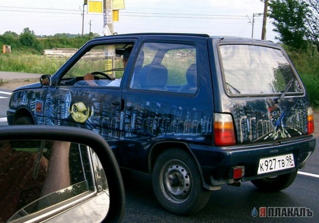 Аэрография автомобиля