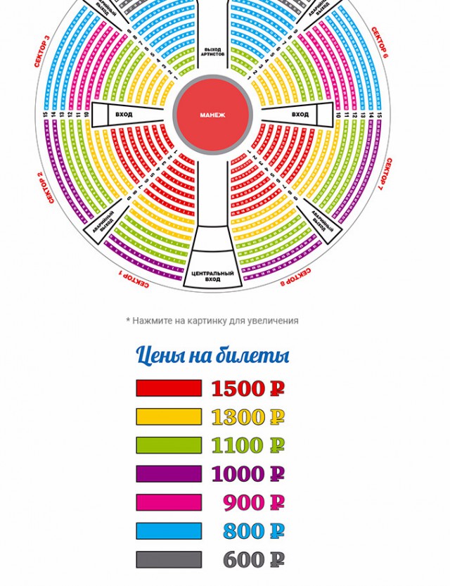 Билеты в цирк гомель