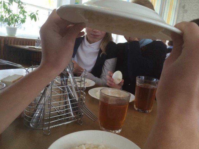 Бесплатный обед в обычной корейской школе