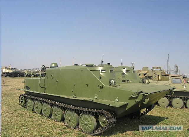 Испытания бронетранспортёра БТ-3Ф для Арктики