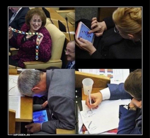 Урок ИЗО в парламенте