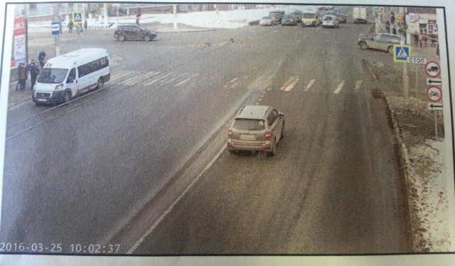Субару превысил скорость