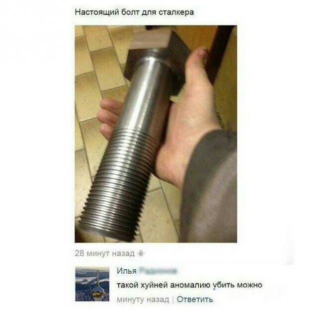 Фанатам игры С.Т.А.Л.К.Е.Р посвящается