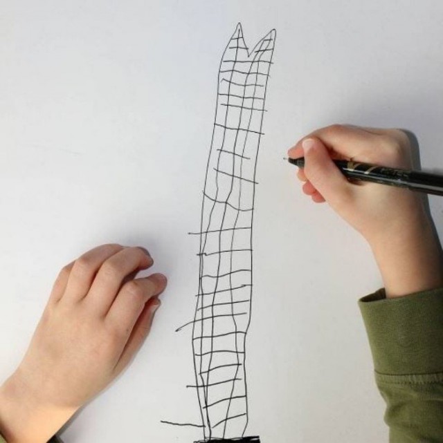 Отец фотошопит рисунки своего 6-летнего сына