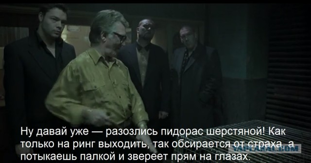 Добрый такой пёсель кушает