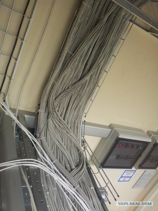 Как я впервые укладывал много кабеля