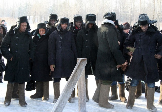 В Тверской области началось строительство Африканской деревни