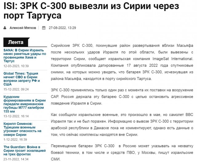 Андропов и сирийский вопрос.
