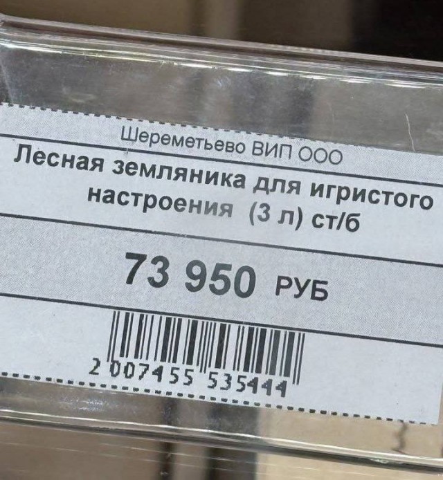 В аэропорту «Шереметьево» нашли сублимированную землянику