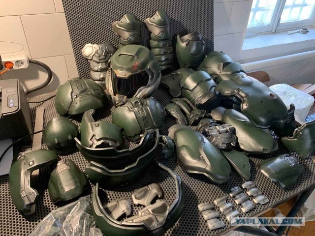 Мой косплей DoomGuy 2016