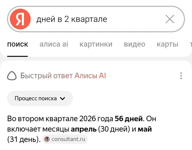 Сколько дней в 2 квартале?