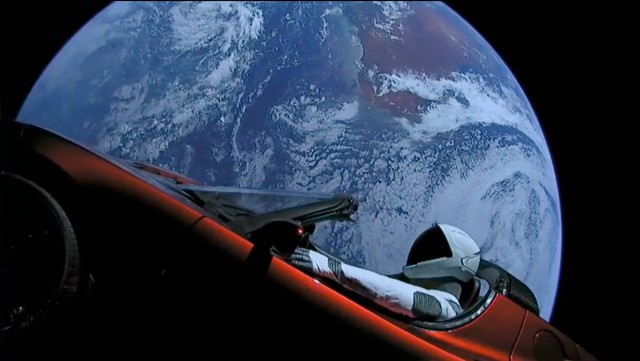 Запуск Falcon Heavy к Марсу от SpaceX