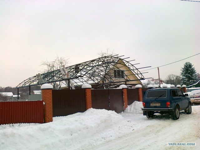 Как собираются навесы под машины
