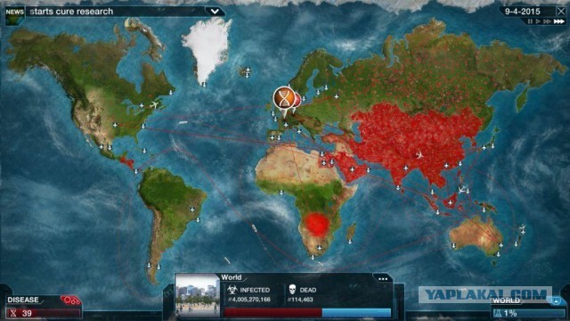 Интерактивная карта распространения коронавируса в КНР и странах мира