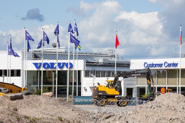 Полигон Volvo Construction Equipment в Швеции