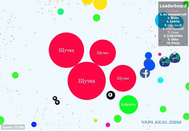 Симулятор жизни: agar.io