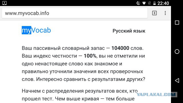 Хотите узнать свой словарный запас?