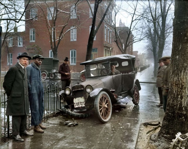 Знаменитые исторические фотографии в цвете