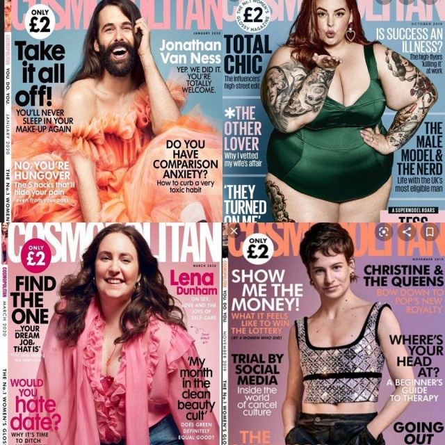 Как изменилась обложка журнала Cosmopolitan с начала 2000-х