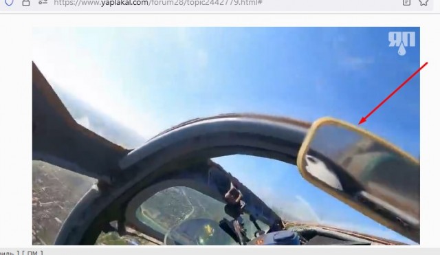 Штурмовик Су-25 атакует позиции ВСУ около Попасной (Вид с кабины)