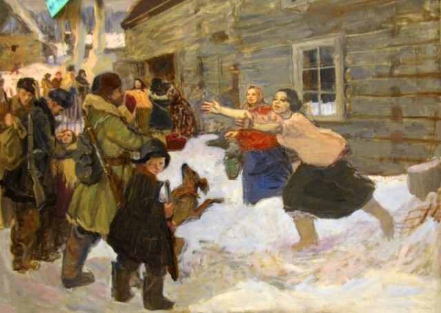 Великая Отечественная война в живописи