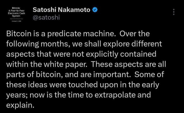 В соцсети X якобы Satoshi Nakamoto разместил первый твит за 5 лет — пост собрал уже более 1.7 млн просмотров