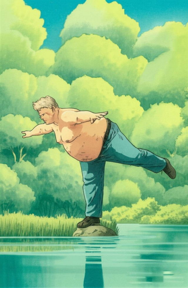 Однажды на ЯПе. Фотожаба ИИ.