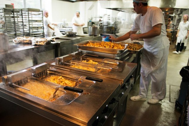 Приготовление самолетной еды