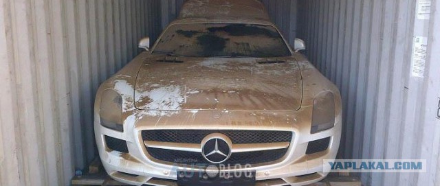 Как выглядит Mercedes SLS AMG побывавший на дне