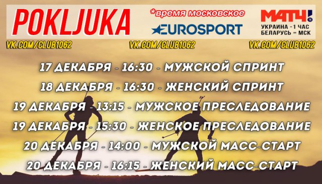 Биатлон. Сезон 2015/2016 часть 2.