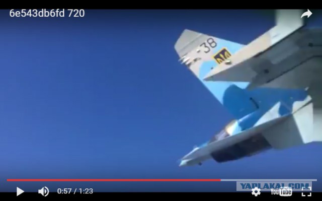 Видео опасного маневра Су-27 над головами людей опубликовано в Сети