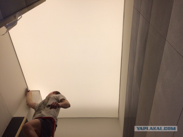 Натяжные потолки из ткани