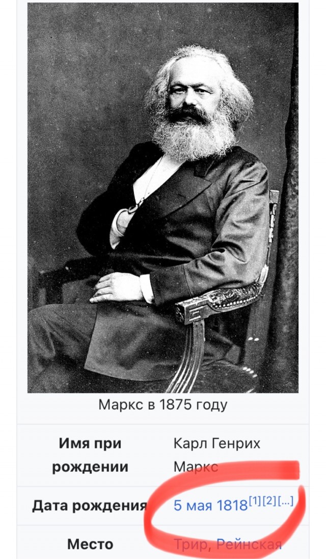 5 мая исполняется 206 лет со дня рождения немецкого философа, автора труда "Капитал" Карла Маркса