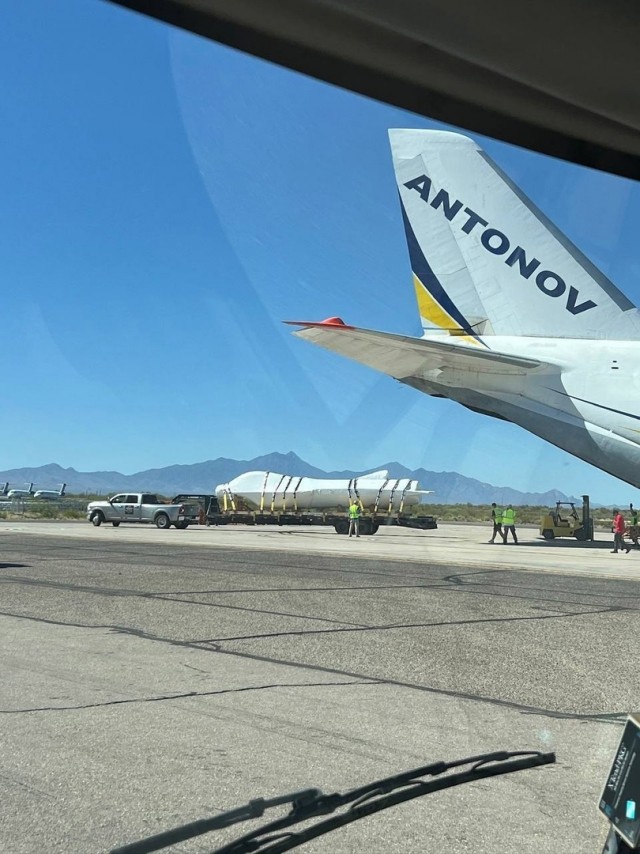 F-16 привезли из Аризоны на Украину на борту Ан-124 "Руслан"