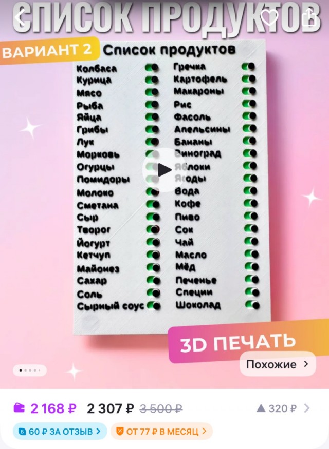 Девушка показала, как оптимально вести список продуктов для покупки