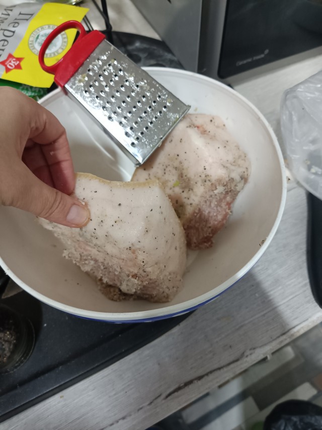 Сало с морозилки и капуста!