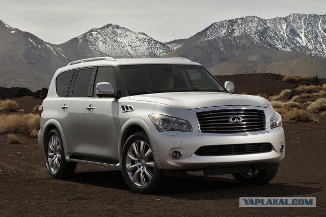 Сумасшедше-разноцветный Infiniti QX56